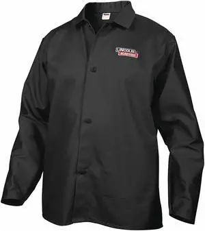 LINCOLN ELECTRIC KH808L Welding Jacket,Black,L,33 in. L