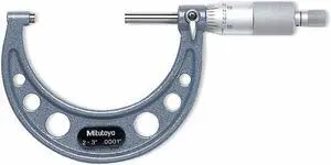 MITUTOYO 103-218 Micrometer,3 to 4",0.0001,Ratchet