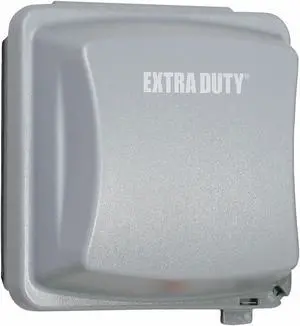 Raco Vertical-Mount While In Use Weatherproof Cover, 2-Gang, Polycarbonate