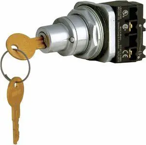 Siemens Non-Illum Selector Switch,2P,Blk,Chrome  52SC6AFA1