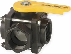BANJO V200SL 2" FNPT Polypropylene Ball Valve 3-Way