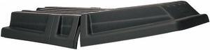Rubbermaid Hinged Dome Tilt Truck Lid -  34.14 x 69.66 x 8.4 - Black  FG131700BLA
