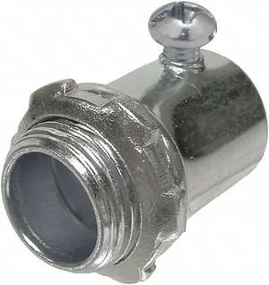 Raco 3/4" EMT Set Screw Connector, 1-15/32" Overall Length  Includes Clamp 2003