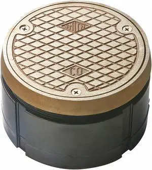 JAY R. SMITH MANUFACTURING 4020NBTOP4-NS Floor Cleanout,Nickel Bronze, 5-3/4 in.