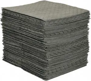 BRADY SPC ABSORBENTS MRO100 Absorbent Pad, Absorbs 26 gal. Universal, PK 100