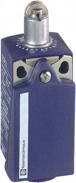 TELEMECANIQUE SENSORS XCKP2102G11 Limit Switch, Plunger, Roller, 1NC/1NO, 10A