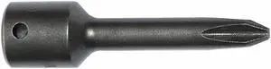 APEX TOOL GROUP 833PT-5PK Socket Bit,3/8 in. Dr,No 3 Phillips,PK5