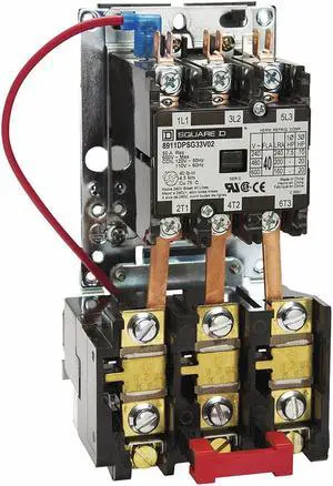SQUARE D 8911DPSO33V09 Nonreversing Definite Purpose Magnetic Motor Starter, No