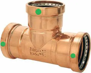 VIEGA 20703 Viega ProPress XL tee, 3" x 3" x 2-1/2"