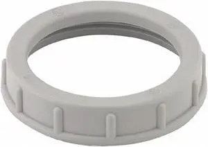 RACO 1408 IMC Bushing, 2 in, Threaded, Plastic, Plain, Gray