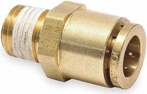 EATON WEATHERHEAD 1868X6X8 Male Connector,1/2-14,3/8 In Tube Sz