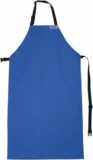 National Safety Apparel Cryogenic Apron,Blue,36 In. L,24 In. W  A02CRC24X36