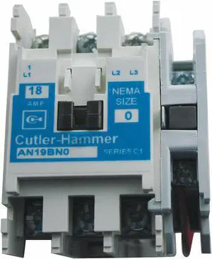 EATON CN15AN3AB 120VAC Non-Reversing Magnetic Contactor 3P 9A NEMA 00