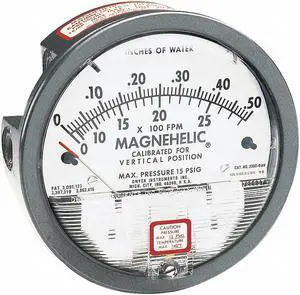 Dwyer Instruments Differential Pressure Gauge  2000-0AV