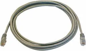 Monoprice Cat5e Ethernet Patch Cable - 10 Feet - Gray | Network Internet Cord - RJ45, Stranded, 350Mhz, UTP, Pure Bare Copper Wire, 24AWG