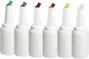 TABLECRAFT PRODUCTS COMPANY 8064A Six-Piece Pourer Set, 1/2 Gallon Assorted