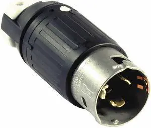 HUBBELL WIRING DEVICE-KELLEMS CS8155C Locking Plug, Non-NEMA, 50 A, 480V AC,