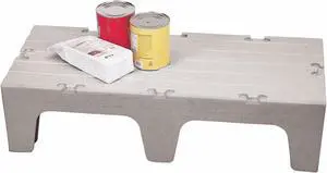 CAMBRO EADRS48480 Dunnage Rack with Solid Shelves Top 48", 3000 lb. Capacity,