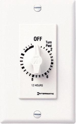 Intermatic Timer,Spring Wound,12 Hr,Hold Feature HAWA FD12HHW