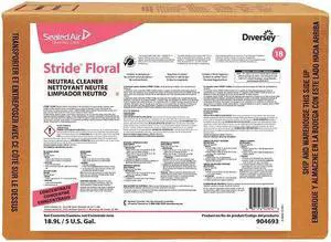 DIVERSEY 904693 Neutral Floor Cleaner,5 gal.,Floral,Pink