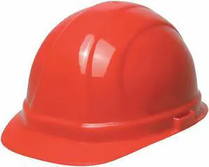 ERB SAFETY WEL19954RE Hard Hat, Omega II, Polyethylene, 6 Point Ratchet, Type