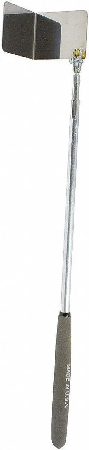 MAG-MATE 390SS Read Rite Mirror,SS,2.5x2.5 In,28.5 L