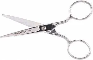 HERITAGE G405LR Embroidery Scissor with Large Ring, 5-Inch