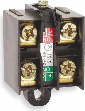 TELEMECANIQUE SENSORS XE2NP2151 Replacement Contact Block,1NO/1NC