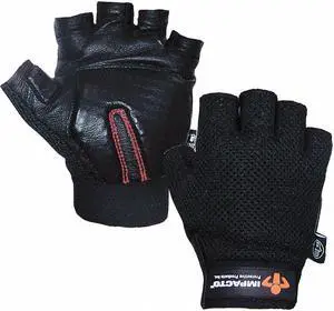 Anti-Vibration Gloves, 2XL, Black, PR