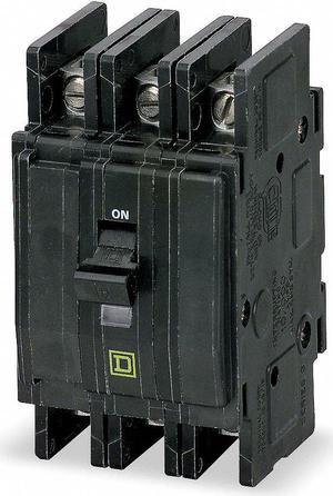 SQUARE D QOU370 Miniature Circuit Breaker, QOU Series, 70A, 3 Pole, 120/240V