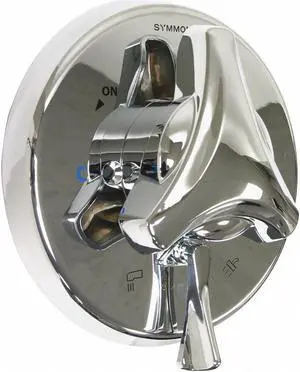 SYMMONS S-86-2-STK-TRM Temptroll Trim Kit 7-1/2", Plastic, Chrome