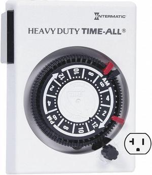 INTERMATIC HB113 Timer,Mechanical,120V,20A,Plug In