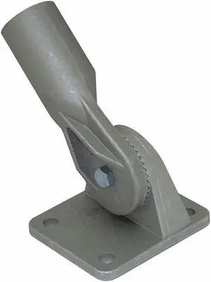 Bull Float Bracket, 4-Hole, Cast Aluminum