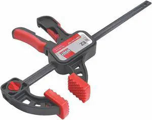 BESSEY EZ30-6 12 in Clamp Composite Plastic Handle and 2 3/8 in Throat Depth