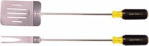 KLEIN TOOLS 98222 BBQ Tool Set - 2-piece w/Cushn-Grip