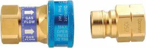 DORMONT A100R Disconnect Coupling,Thermal,Quick,1 In DORMONT A100R Disconnect Coupling,Thermal,Quick,1 In