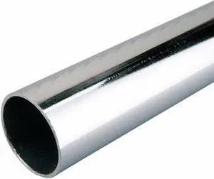 JOHN STERLING 0015-8CH Closet Pole,Length 96 In.