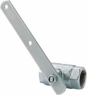 HAWS SP260 Ball Valve, Chrome Plated Brass, Stainless Steel, Silver, For Use