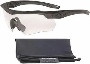 Ess Crossbow® Scratch-Resistant Ballistic Safety Glasses , Clear Lens Color