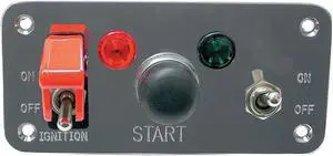 BATTERY DOCTOR 20283 Start/Ignition Accessory Panel,Silver