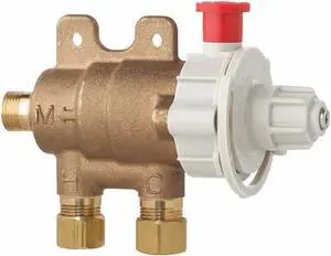 CHICAGO FAUCET 131-FMAB Mixing Valve,4.6 gpm,3-1/2" H,4-7/8" W