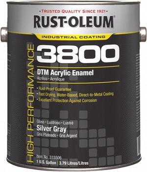 Rust-oleum Acrylic Enamel Coating 1 gal. Silver Gray Gloss   315506