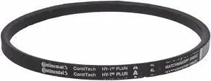 CONTINENTAL A31 A31 Wrapped V-Belt, 33" Outside Length, 1/2" Top Width, 1 Ribs