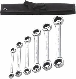 WESTWARD 54DG35 Box End Wrench Set,6 Pieces,12 Pts
