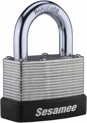 CCL 436L Combination Padlock, Bottom, Black/Silver