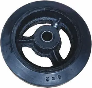 Dayton Mold-On Rubber Wheel, 6   MH34D65001G