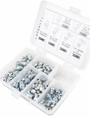 Westward Grease Fitting Kit, No. Pieces 96, PK96   52PA12