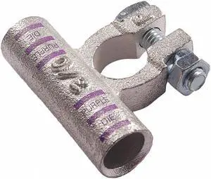 WESTWARD 23PC94 Battery Terminal Flag,3/0 ga.,Purple,PK5