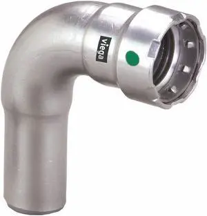 Viega Megapress Stainless 316 90 Degree Street Elbow, 3/4" x 3/4" Tube Size