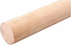 JOHN STERLING 0015-8OK Closet Pole,Oak,96" X 1-5/16"
